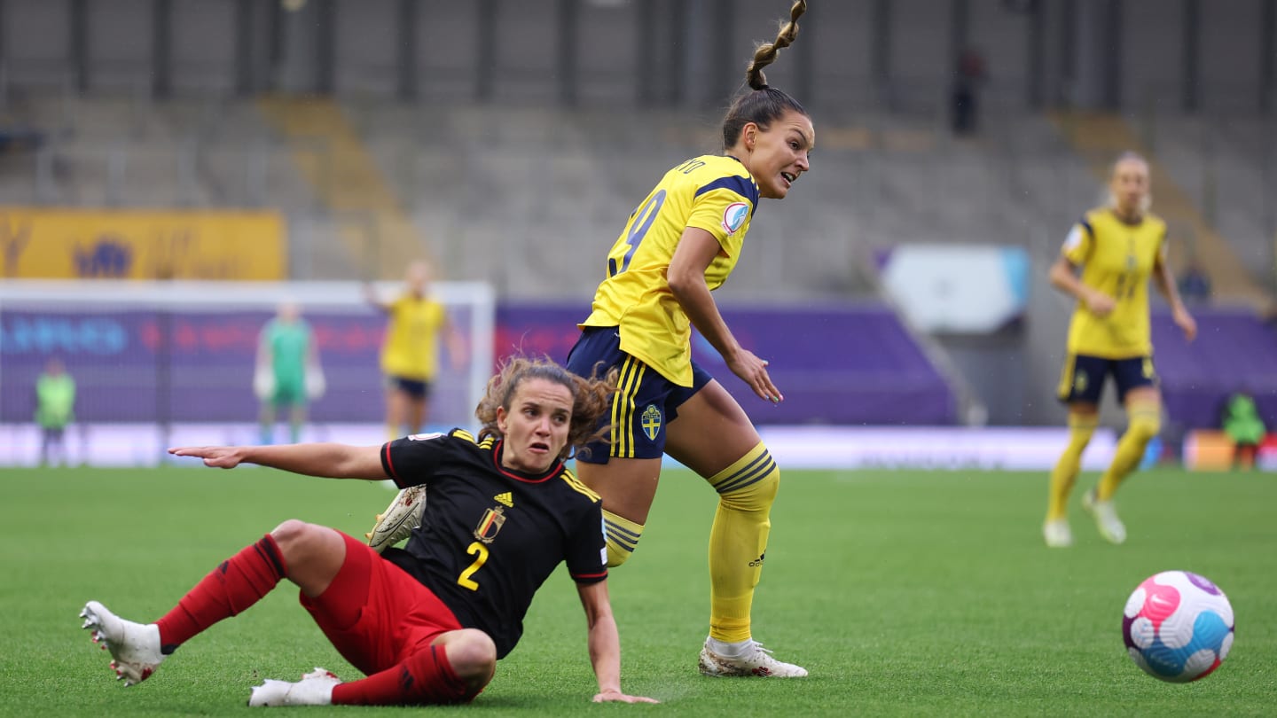 Suède - Belgique (1-0) Euro 2022