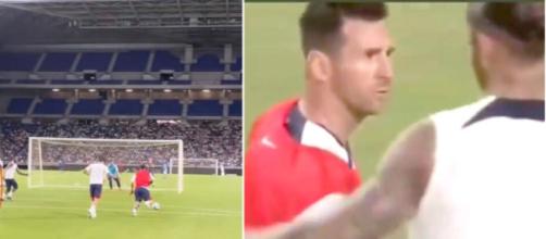 Sergio Ramos, Lionel Messi, Paris Saint Germain 