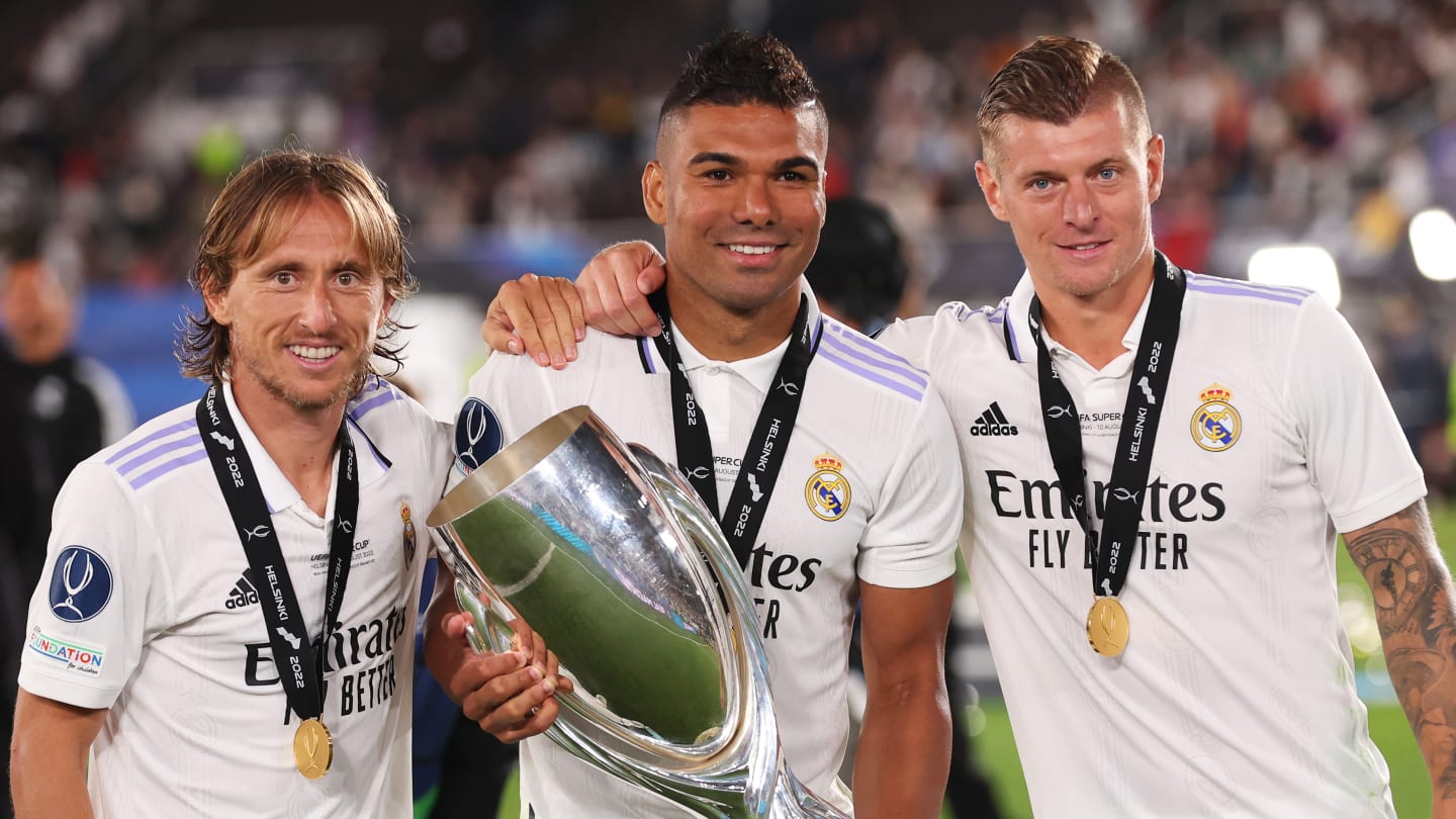 Modric, Casemiro, Kroos, Real Madrid