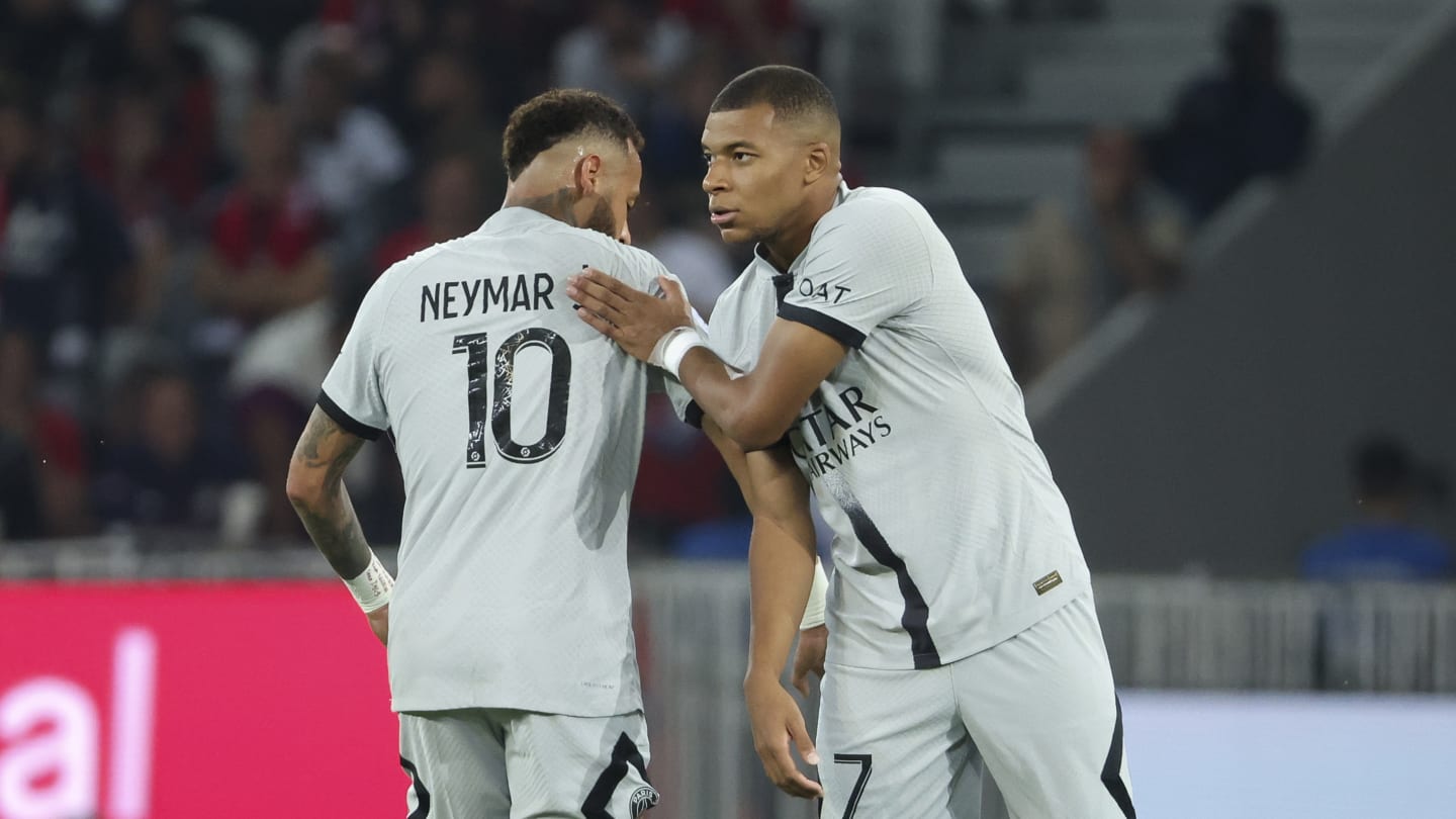 Thierry Henry, Mbappé, Neymar, Messi,Paris Saint-Germain 