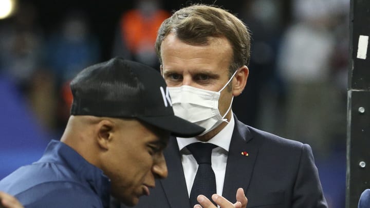 Kylian Mbappé, Emanuel Macron