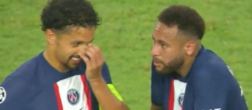 Neymar au coeur d'une scène forte avec Marquinhos