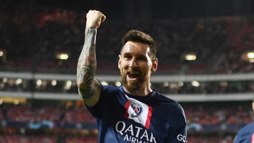 VIDÉO : L'ouverture du score magnifique de Messi lors de Benfica-PSG