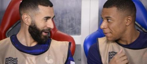 Benzema et Mbappé bientôt réunis en équipe de France.