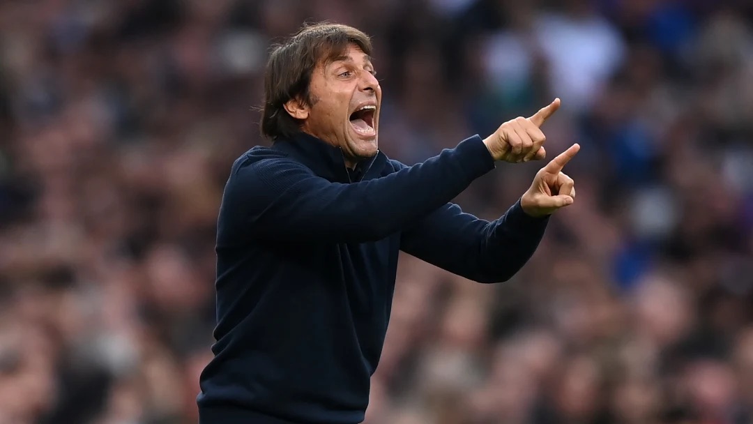 L'énorme coup de gueule d'Antonio Conte après le but de la victoire refusé à Tottenham c ontre le Sporting CP