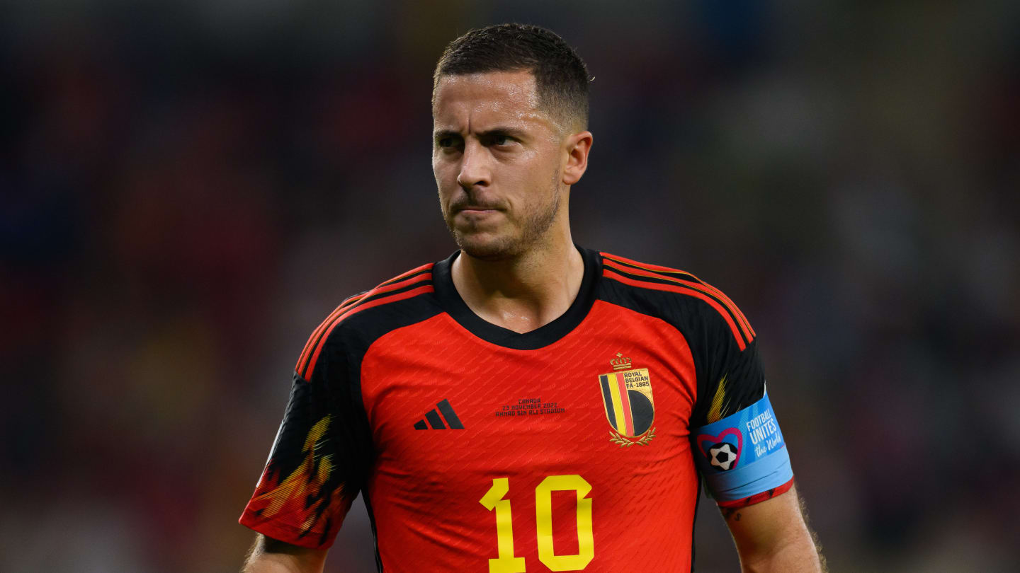 L'embarras d'Eden Hazard après une question sur le brassard "One Love"