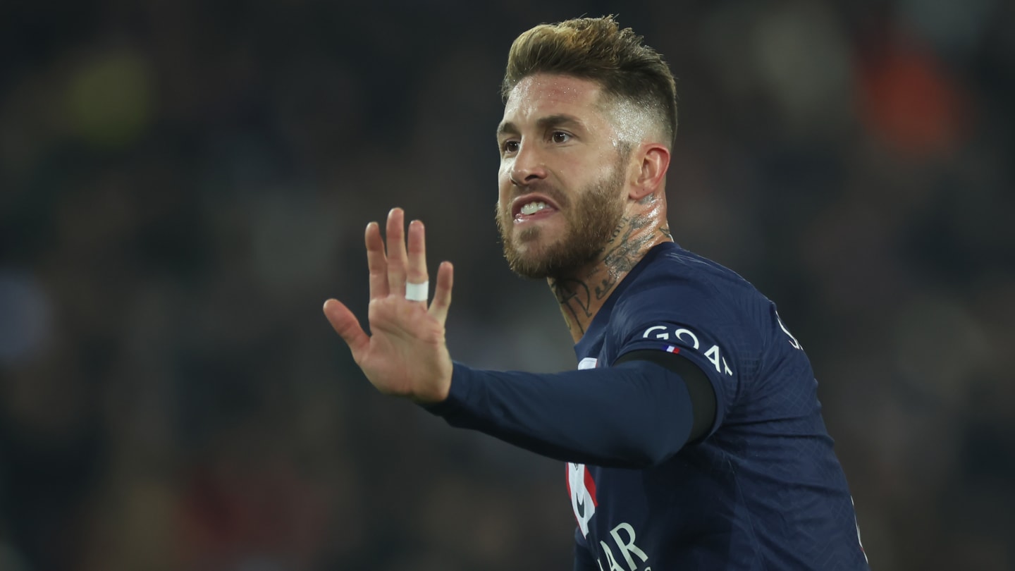 Sergio Ramos s'est excusé auprès du photographe qu'il a bousculé pendant PSG - FC Bayern