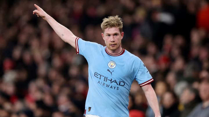 PHOTO : La façon hilarante de Kevin de Bruyne de chambrer les fans des Gunners après Arsenal - Manchester City