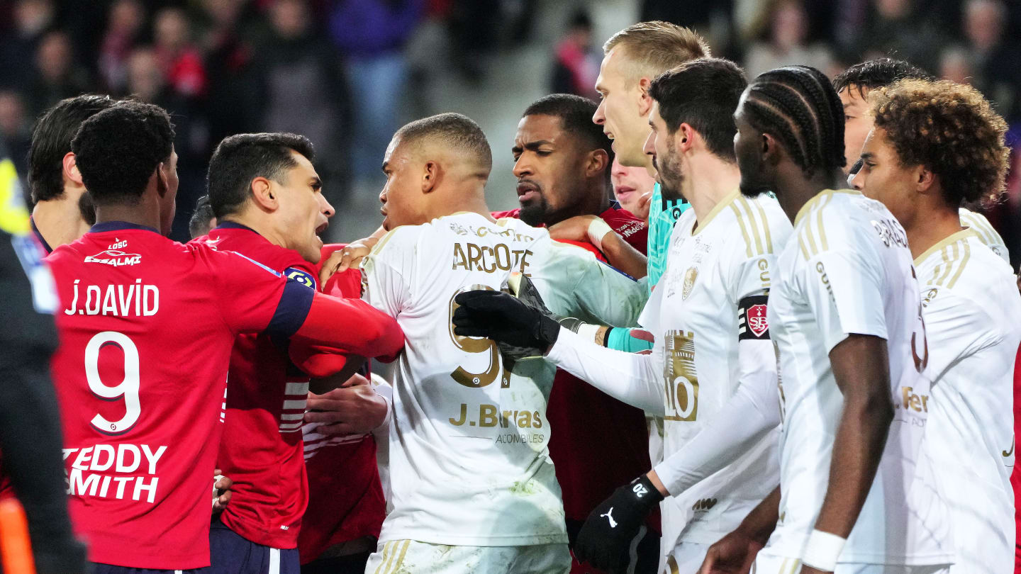 VIDÉO : Les images de la fin de match tendue entre le LOSC et le Stade Brestois