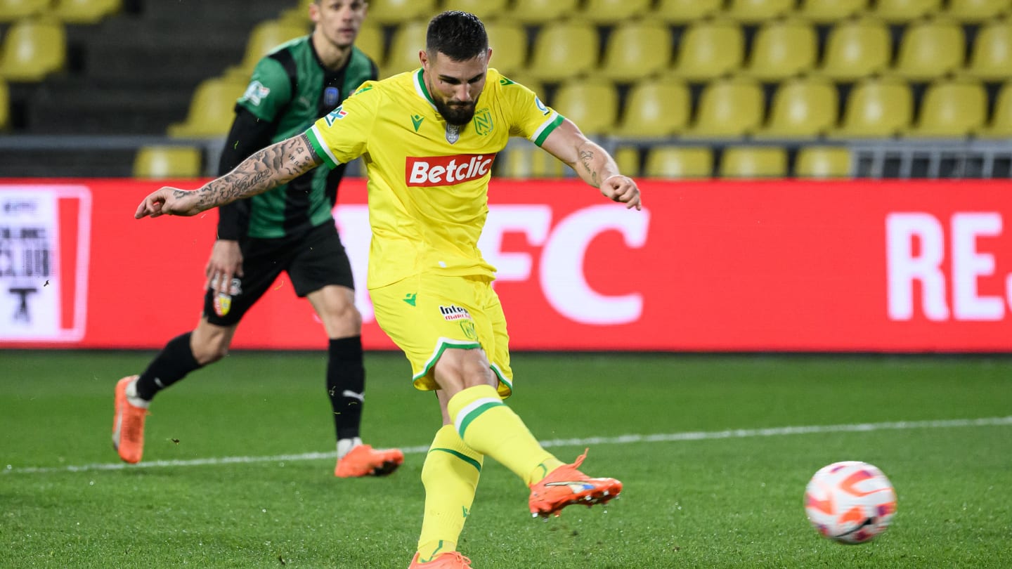 Nantes - Lens 2-1, Andy Delort s'offre un doublé sur penalty