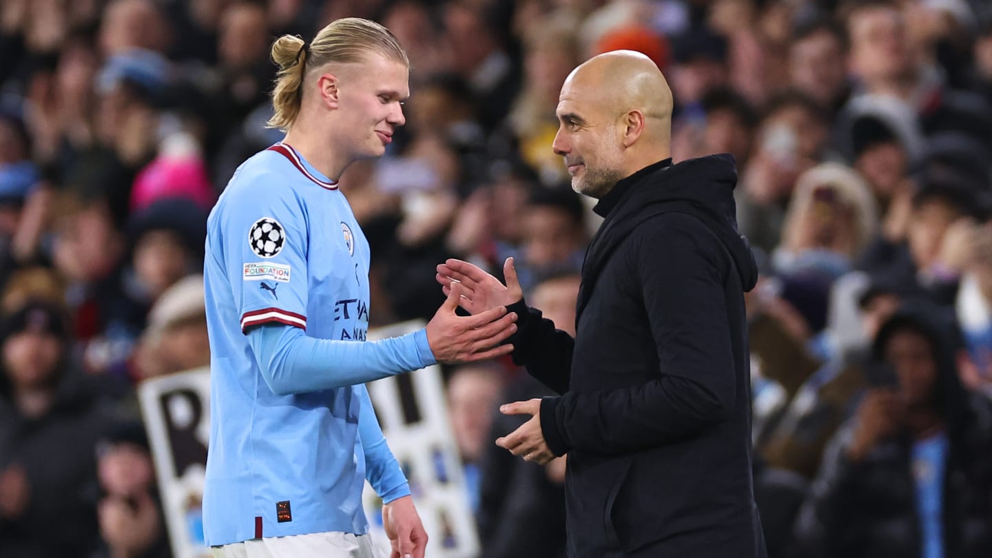 Twitter détruit Pep Guardiola après la sortie d'Erling Haaland, en course pour un sextuplé