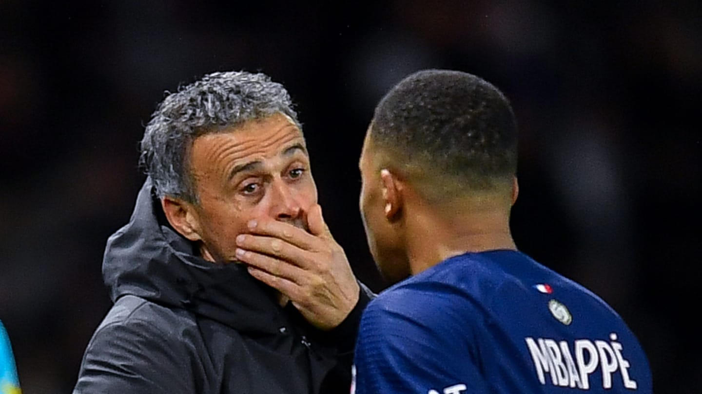 PSG, luis enrique, Kylian Mbappé, 