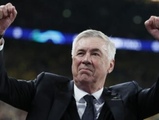 La danse de la victoire de Carlo Ancelotti