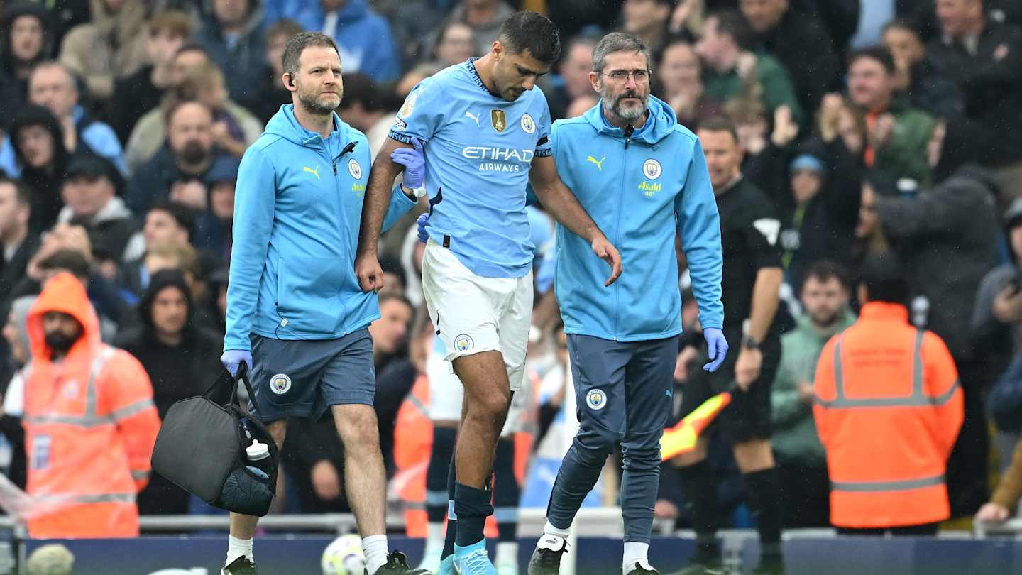 Manchester City Rodri blessé