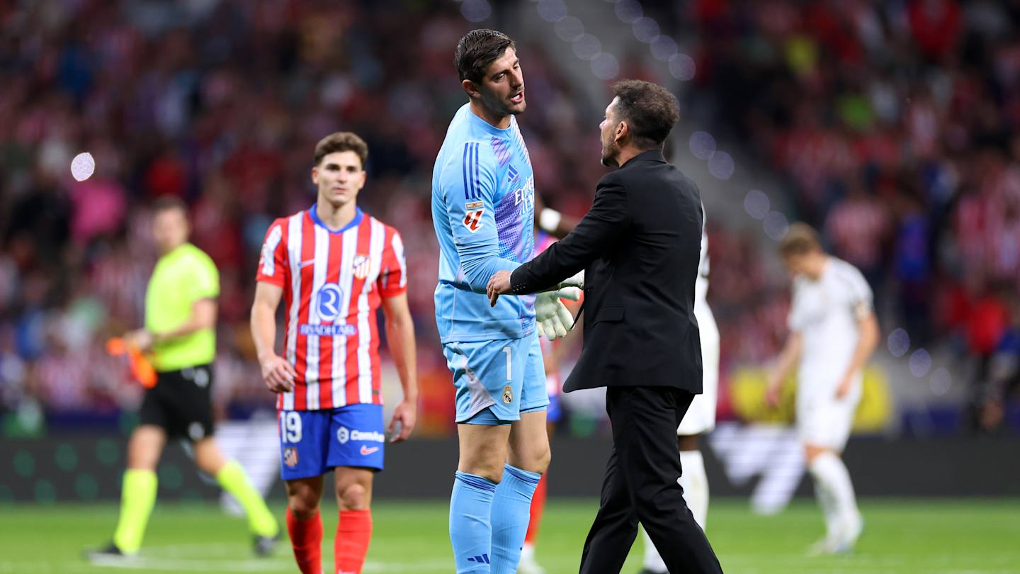 Atlético - Real Madrid : Diego Simeone accuse Thibaut Courtois