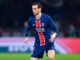 Joueur du Paris Saint-Germain en action sur le terrain.