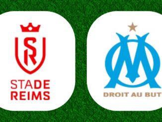 Logos Stade de Reims et Olympique de Marseille.