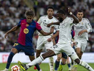 Match de football Barcelone contre Real Madrid.