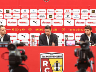 Conférence de presse Racing Club de Lens.