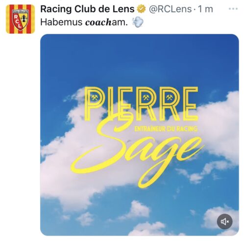 Pierre Sage, RC Lens, Pierre Sage au RC Lens