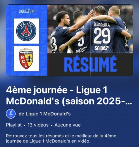 Les infos foot du 14 septembre 2025