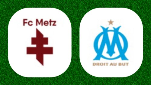 Logos de FC Metz et Marseille.
