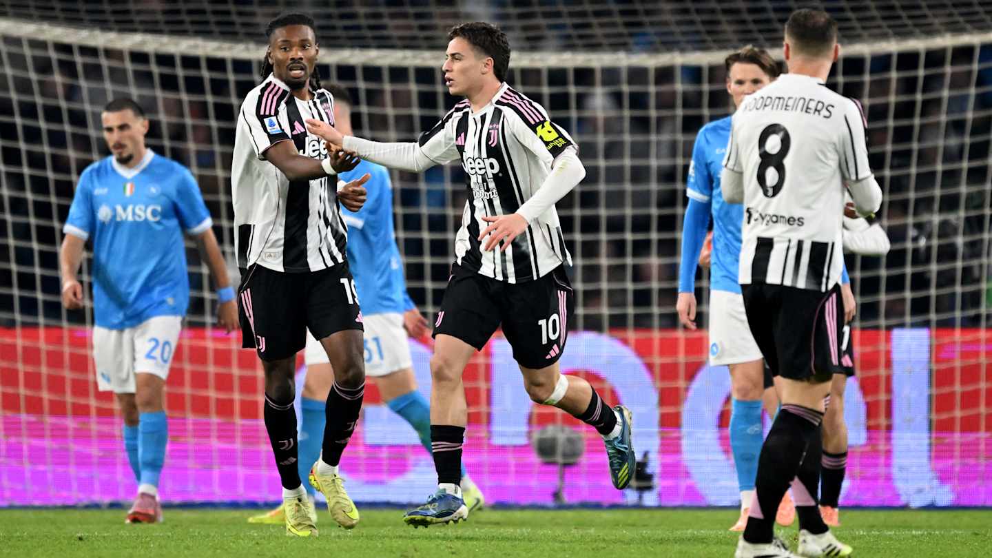 les notes de la Juventus après leur défaite face à Naples