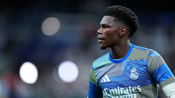 Footballeur en maillot du Real Madrid