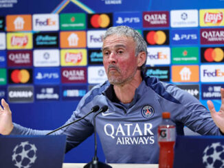 Entraîneur du PSG en conférence de presse