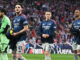 Joueurs du Real Madrid sur le terrain