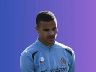 Joueur de football en entraînement OM