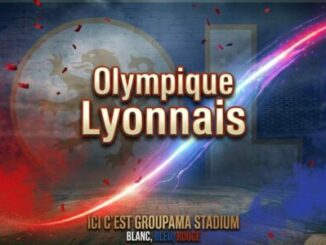 Visuel Olympique Lyonnais rouge et bleu
