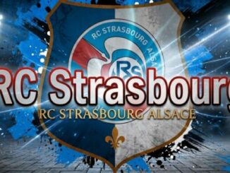 Logo du RC Strasbourg Alsace sous projecteurs