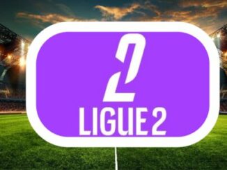 Logo Ligue 2 sur fond de stade