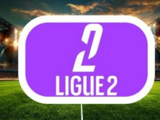 Logo Ligue 2 sur fond de stade