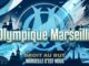 Affiche Olympique de Marseille bleu et blanc