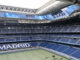Intérieur du stade Santiago Bernabéu à Madrid