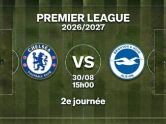 Affiche Chelsea contre Brighton, Premier League 2026-2027