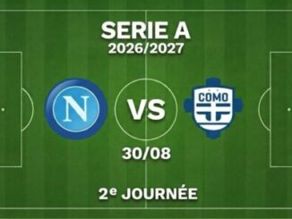 Affiche Napoli contre Côme, Serie A 2026-2027