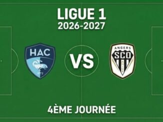 Affiche Ligue 1 HAC contre Angers SCO