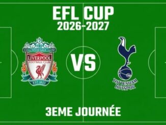 Affiche EFL Cup Liverpool contre Tottenham, 3e journée