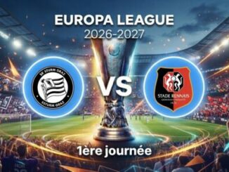 Affiche Europa League Sturm Graz contre Stade Rennais