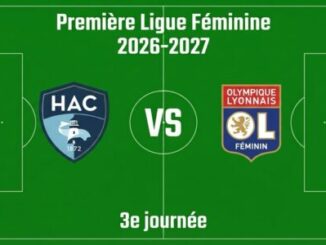 HAC féminin contre Olympique Lyonnais, 3e journée 2026-2027