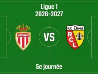 AS Monaco contre RC Lens en Ligue 1