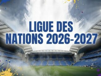 Affiche Ligue des Nations 2026-2027 dans un stade