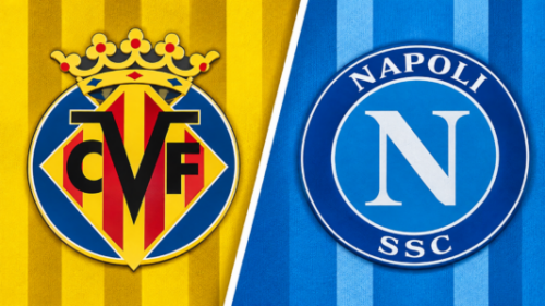 Écussons de Villarreal et Naples sur fond rayé