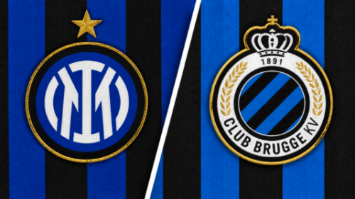 Écussons de l’Inter Milan et du Club Bruges