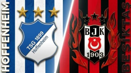 Écussons du TSG Hoffenheim et de Beşiktaş face à face