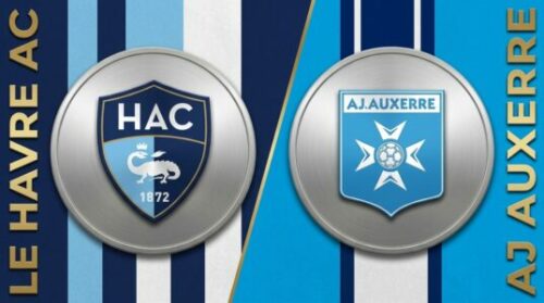 Écussons du Havre AC et de l’AJ Auxerre