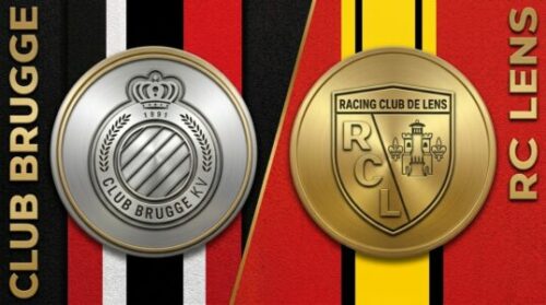 Médaillons des clubs Club Brugge et RC Lens